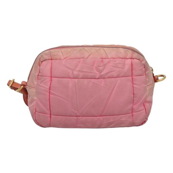 PRADA Shoulder Bag Nylon Pink Gold - Picture 3 of 12